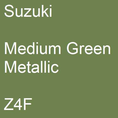 Suzuki, Medium Green Metallic, Z4F.